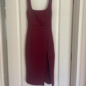 Maroon Showpo Dress